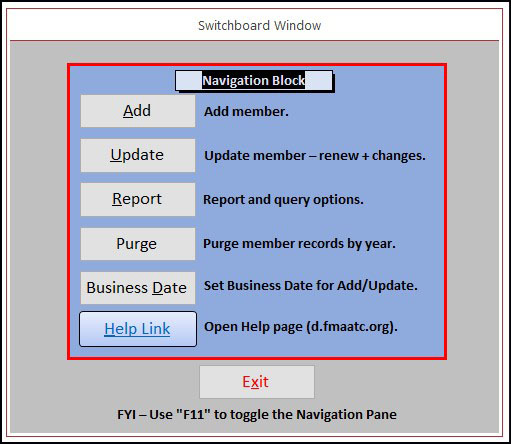 Switchboard Window